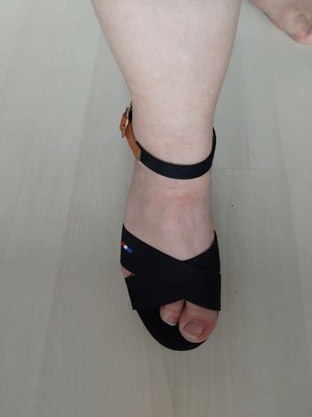 Sandale haute noir