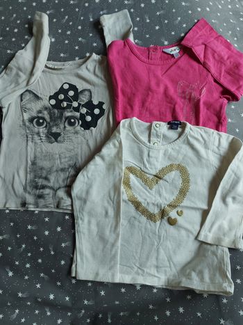 Lot t-shirt manche longue