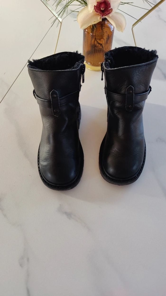 Bottines fourrées garçon