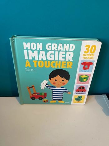 Livre mon grand imagier à toucher neuf