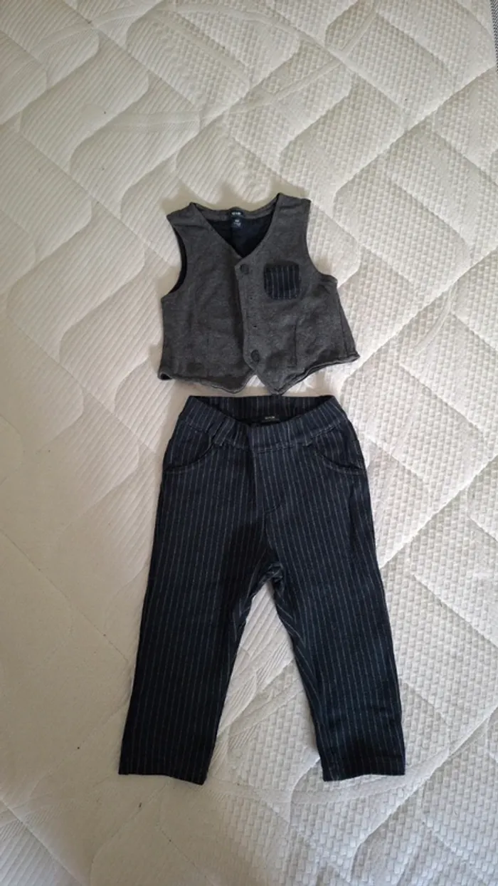 Ensemble veste et pantalon 12 mois - photo numéro 3