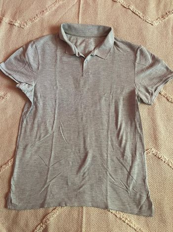 Polo gris homme