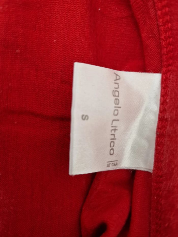 Debardeur Rouge Imprimé Gris - photo numéro 7