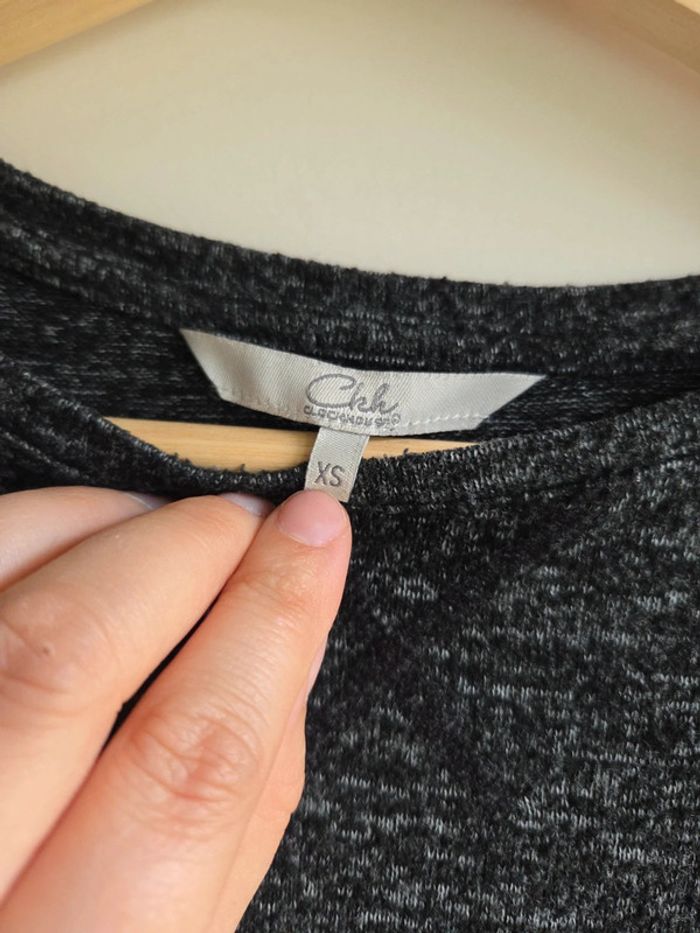 Pull ckh gris - taille xs - parfait état - photo numéro 5