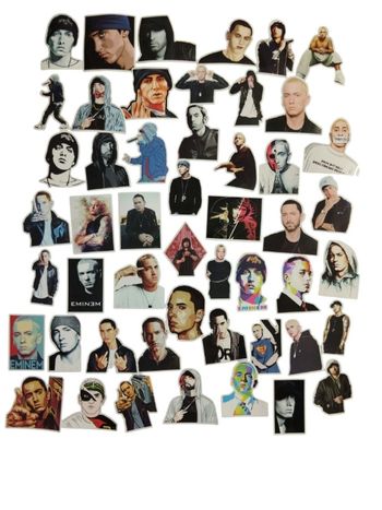 Set 50 stickers autocollants Eminem