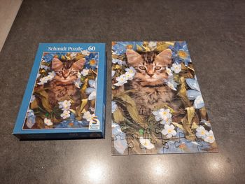 Puzzle chat 60 pièces