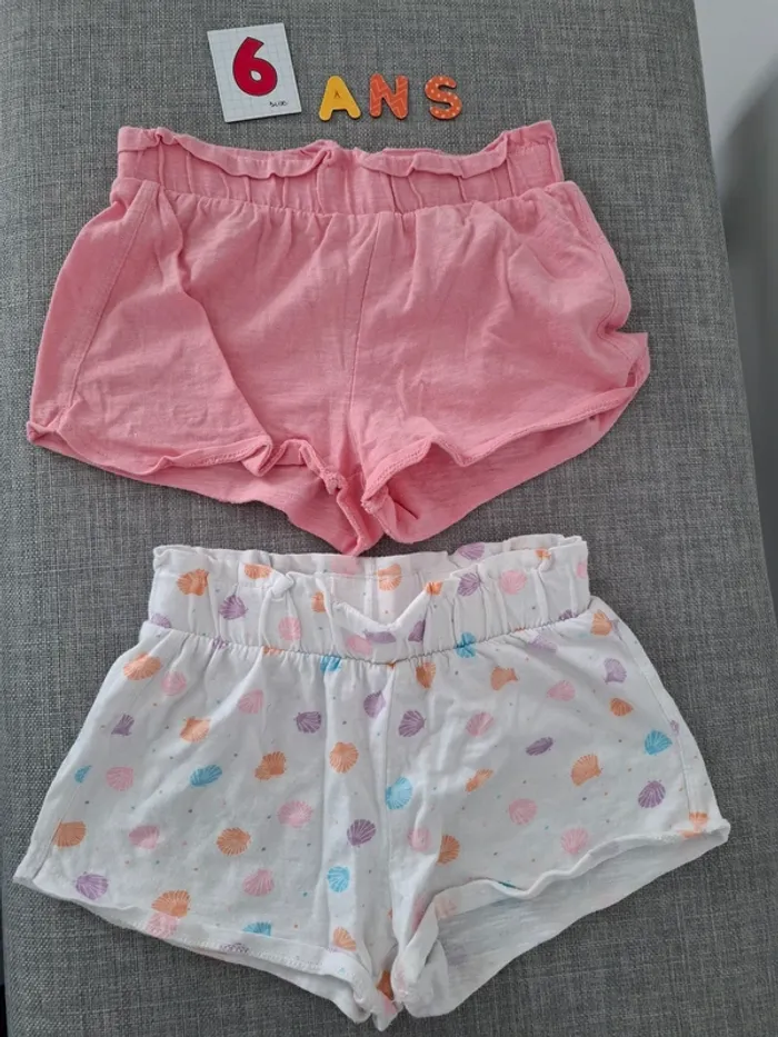2 shorts 6 ans