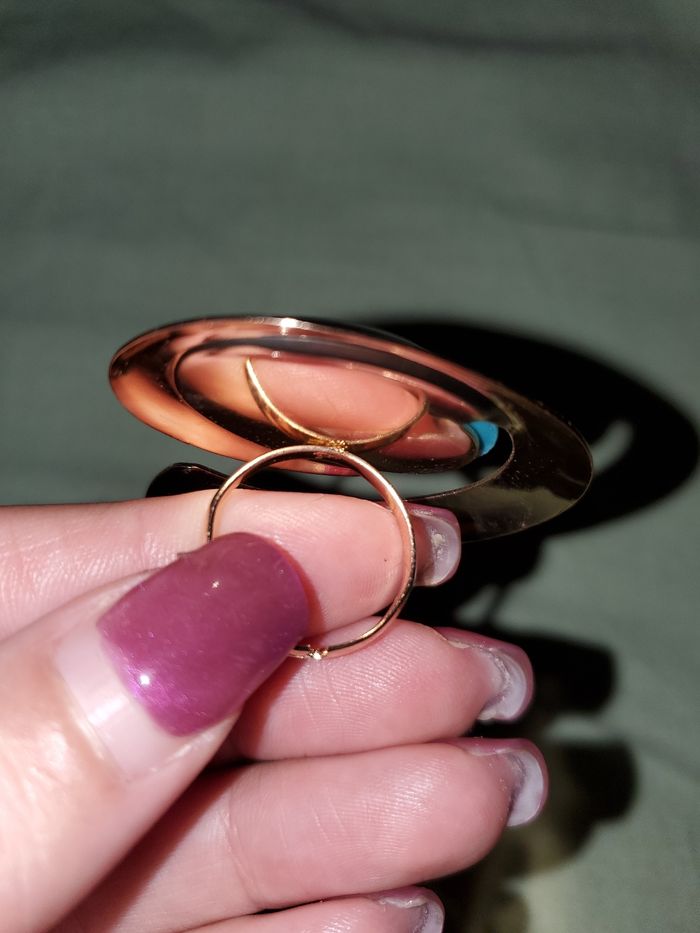 Bague bleue - photo numéro 2