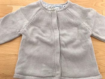 Gilet chaud gris 9 mois Vertbaudet