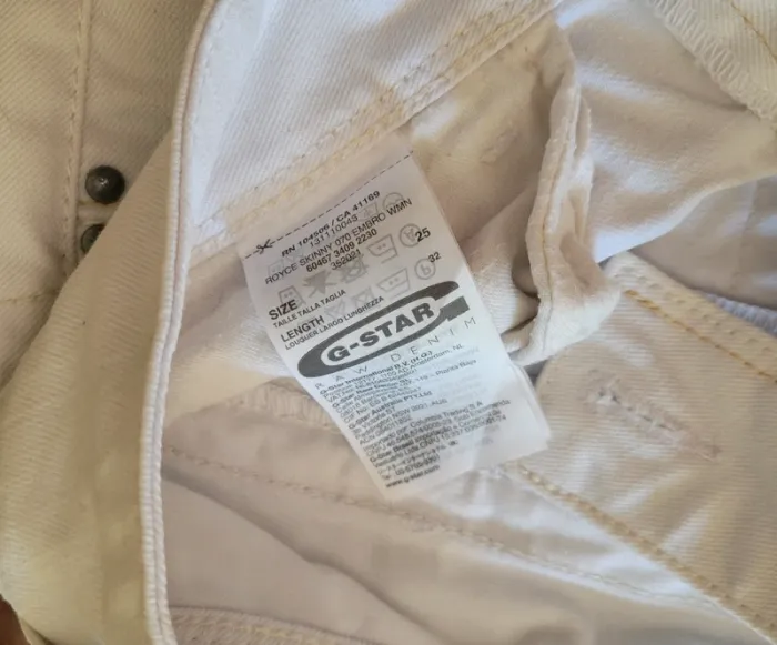 Jeans blanc G-Star - photo numéro 7