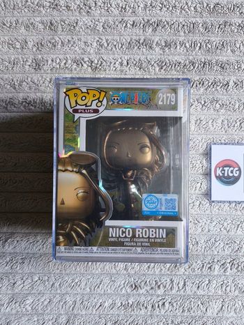 Figurine Pop! Plus Nico Robin (Bronze) avec protecteur