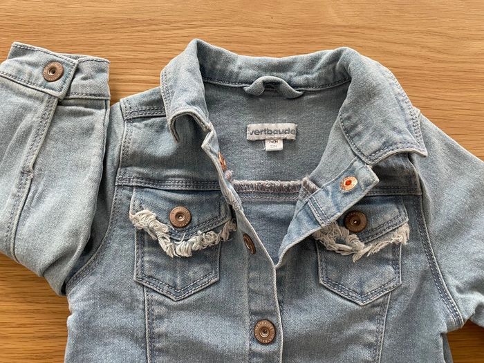 Veste en jeans Vertbaudet 12 mois - photo numéro 2