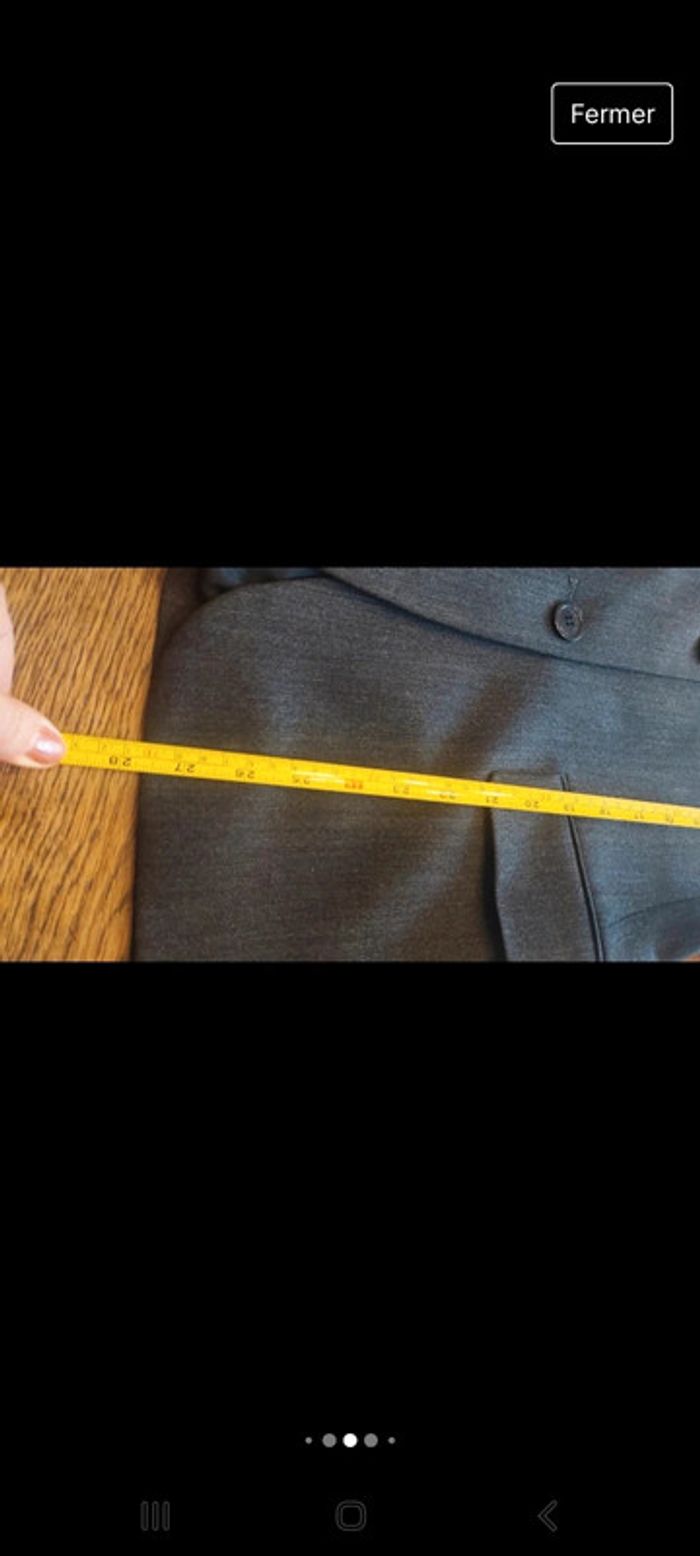 Blazer gris Mayerline fr 38 comme neuf - photo numéro 8