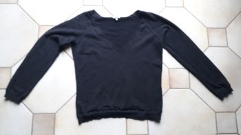 Pull fin femme noir in extenso  taille  38 - 40
