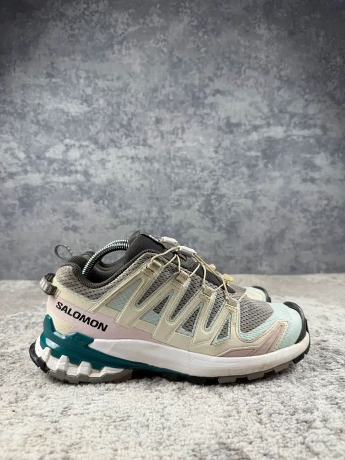 Salomon XA Pro 3D V8 - Blue & Green & Grey - photo numéro 3