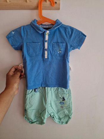 Ensemble short et t-shirt Sergent Major Bébé garçon 6 mois