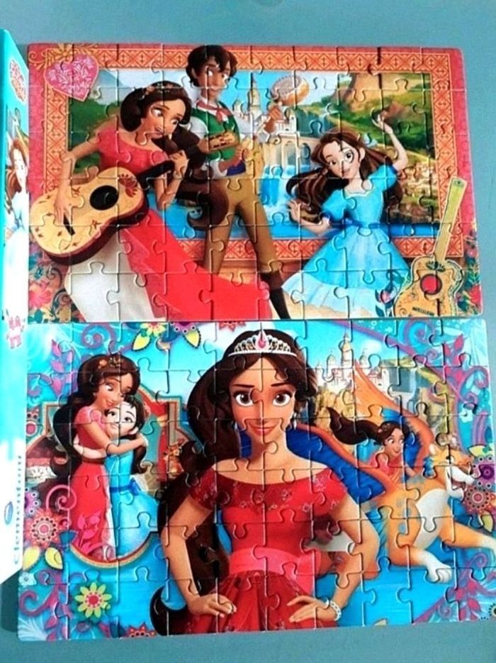 Boîte 2 puzzles 60 pièces Elena d'Avalor Disney Clementoni