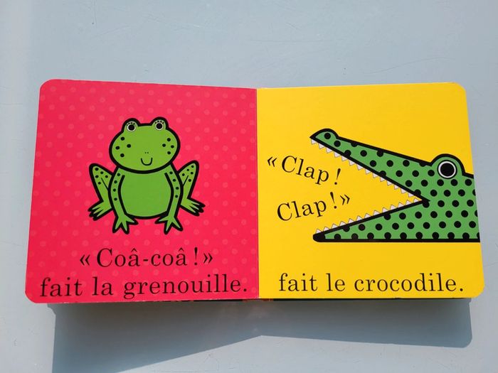 Beau livre tout carton, coloré 🐊 Les Animaux 🦁 Kimane - photo numéro 6