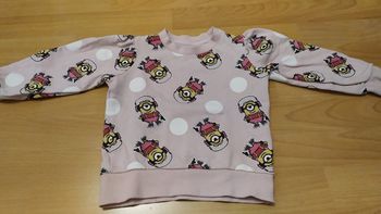 sweat minions fille 3 ans