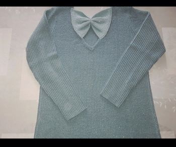 🟣 42 / 44 Pull Brillant 2 en 1 NEUF 🟣