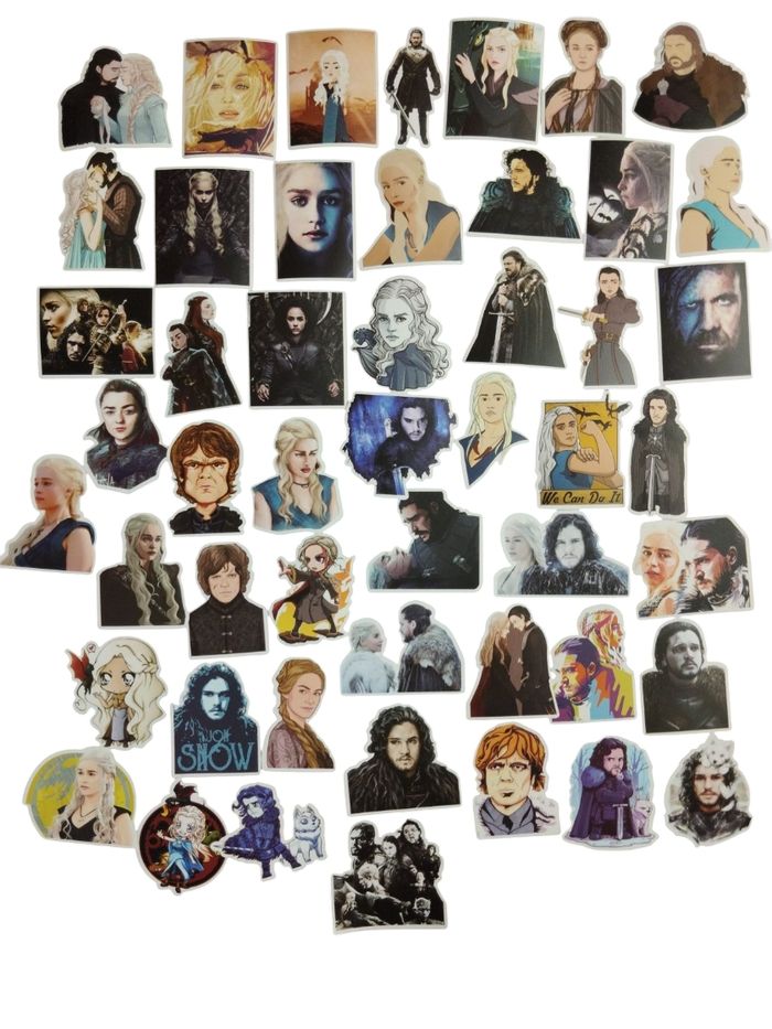 Set 50 stickers autocollants Game of Thrones