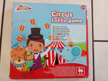 Jeu de loto "Cirque" 3 ans et +