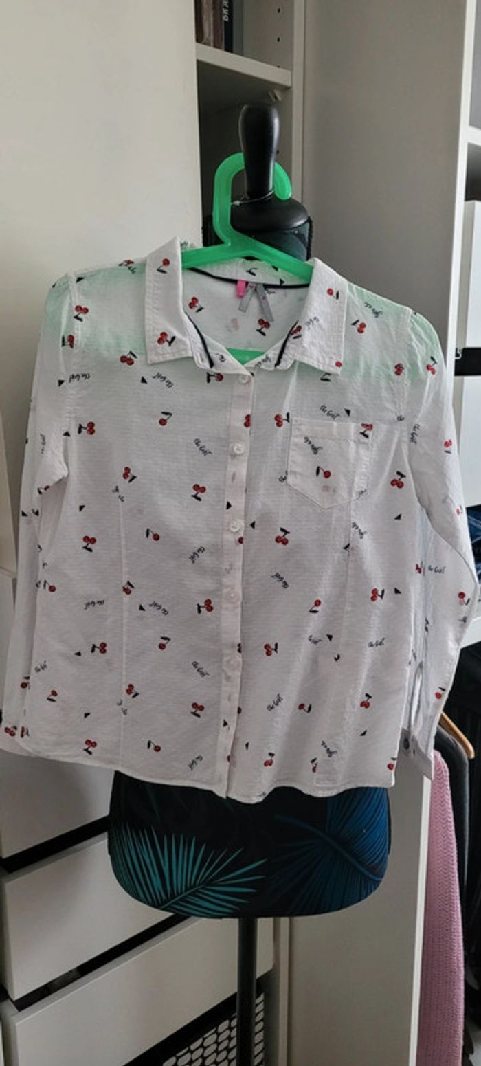 Chemisier cerise Orchestra 8 ans