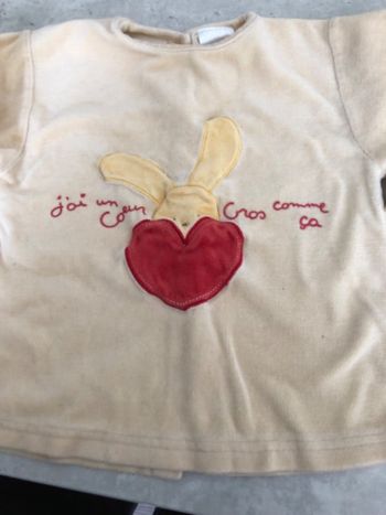 Pyjama velours 2 ans