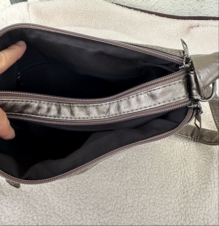 Sac à main couleur métallique - photo numéro 6