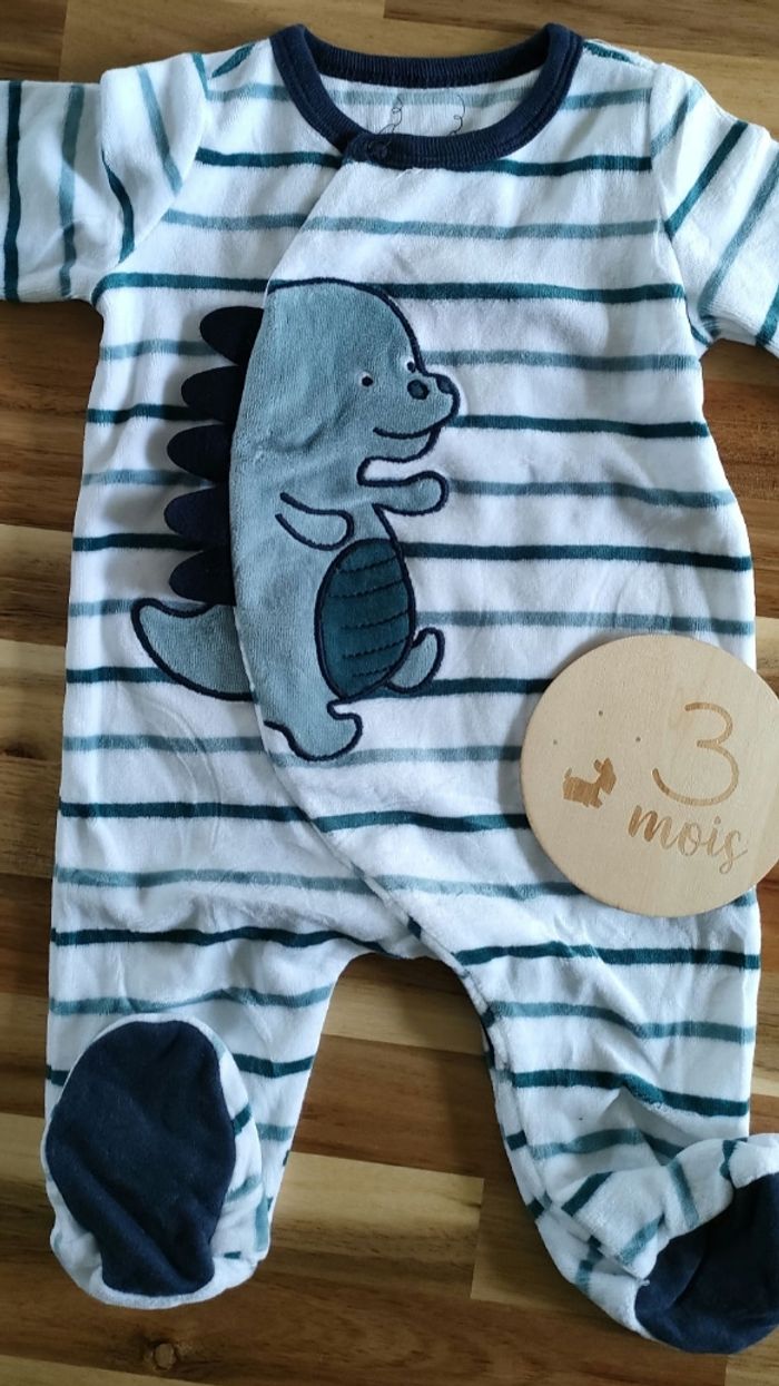 Pyjama dinosaure sergent major