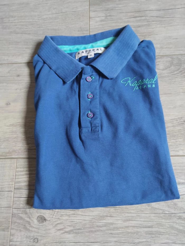 Polo 16 ans garçon kaporal - photo numéro 3