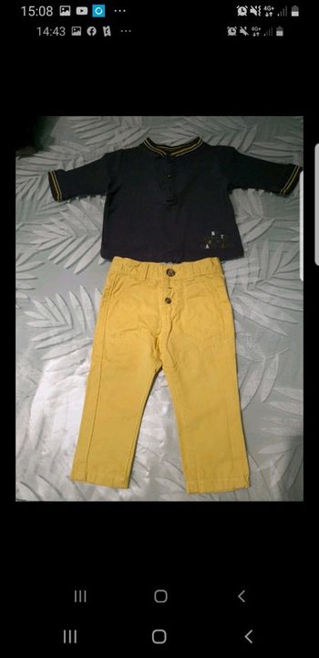 Tee-shirt et pantalon tape à l œil 3 mois