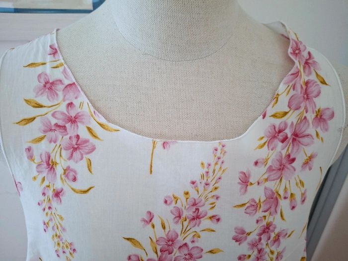 Robe de plage, robe de jardin ,voile de coton, tailleXL - photo numéro 10