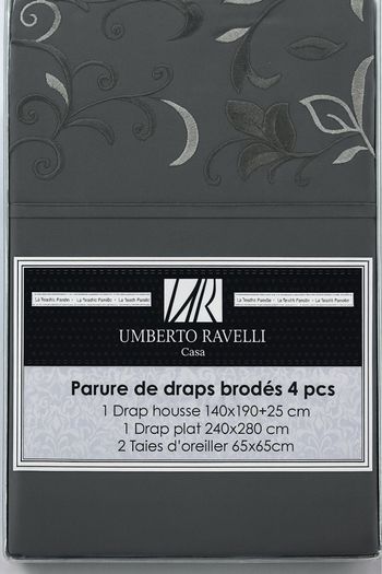 Parure de drap brodé 4piece neuf