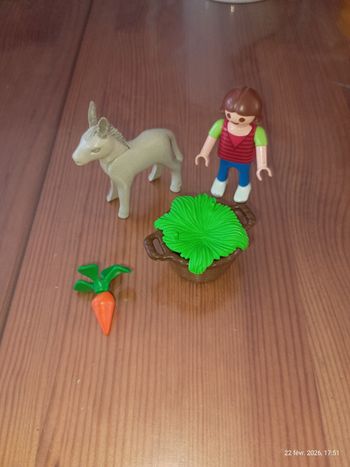 Playmobil - set 4740 - enfant et ânon