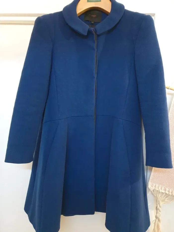 Manteau Caban Laine Maje Taille 36 - photo numéro 5