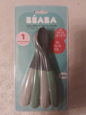 4 cuillères Beaba 4 mois + neufs