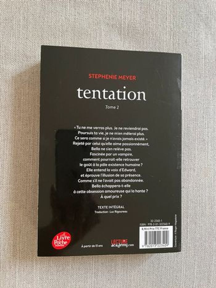 Livre Twilight Tentation - photo numéro 3