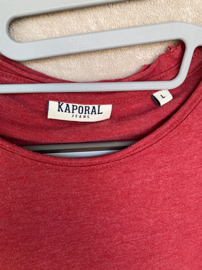 TEE shirt kaporal homme rouge - photo numéro 3