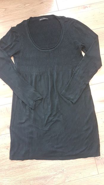 Robe pull noire t2