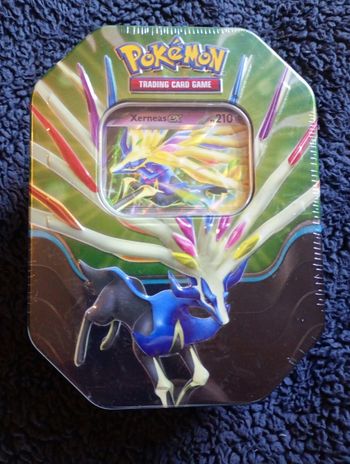 Pokémon Tin Xerneas EX FR scellée + 4 boosters