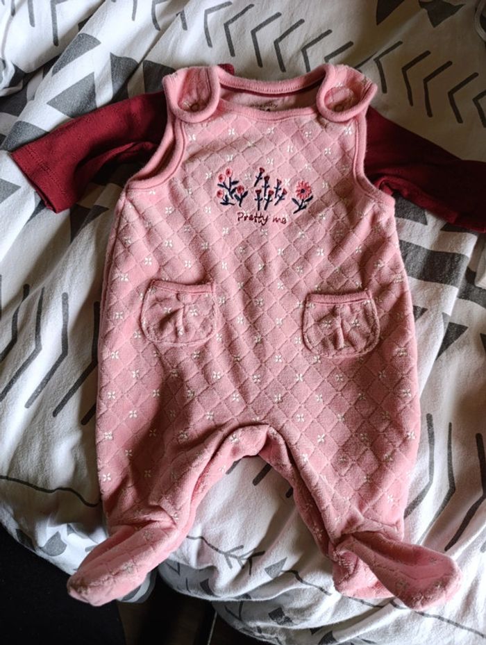 Pyjama 2 pièces en velours