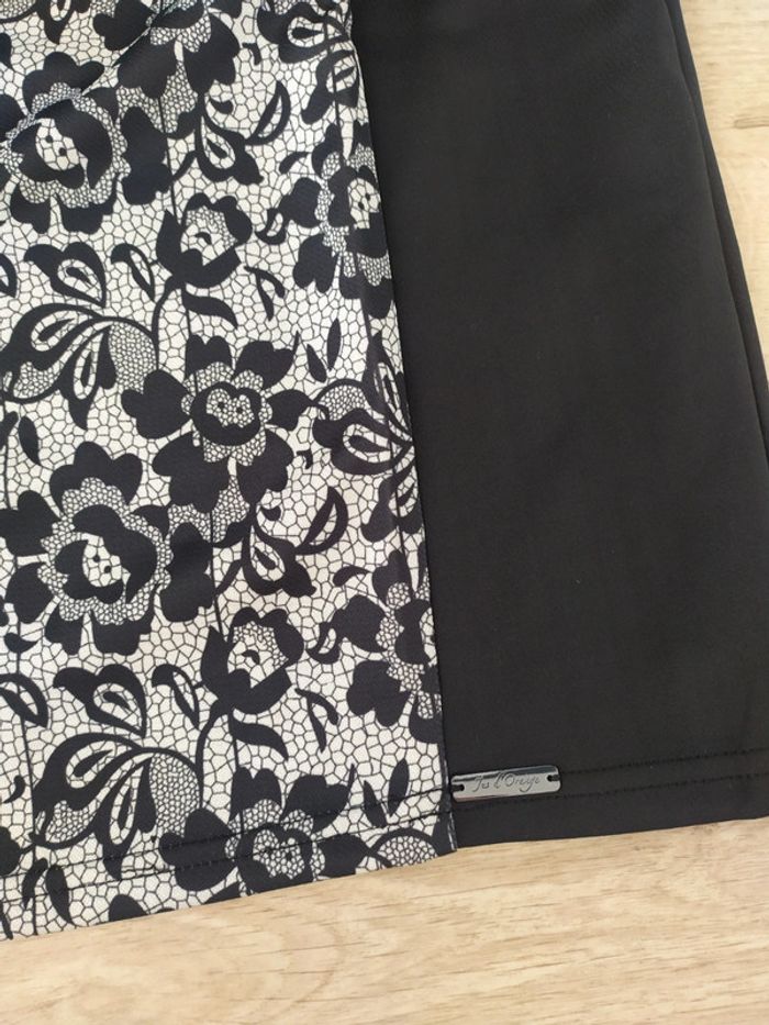 Robe fourreau noire et beige taille 3 Jus d'orange - photo numéro 4