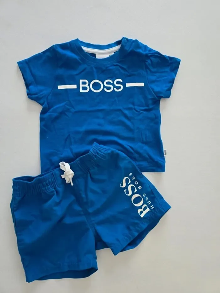 Ensemble short bleu Boss