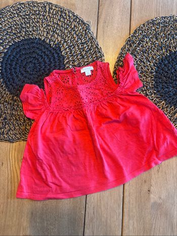 Teeshirt dentelle 18 m