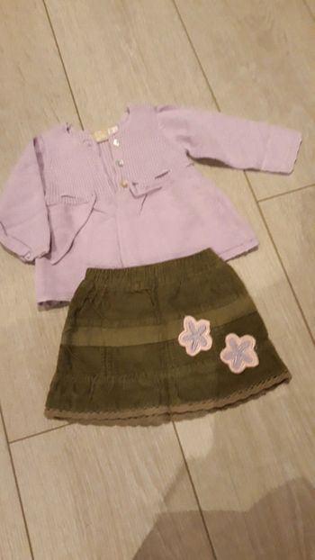 lot jupe et gilet
