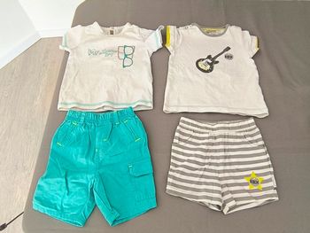 Lot été vêtements 6 mois garçon