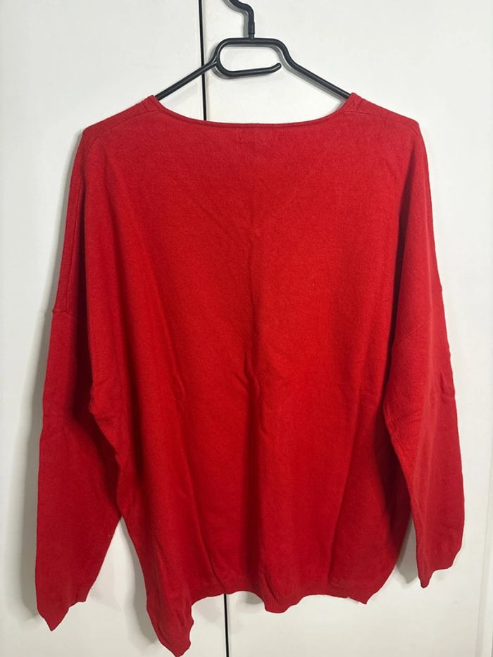 🌺pull rouge Un Jour Ailleurs🌺 - photo numéro 4