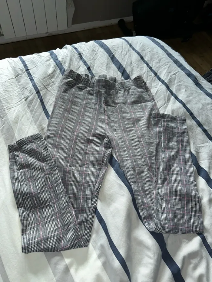Legging pied de poule fille 12 ans