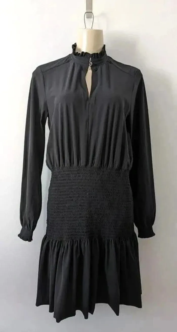 Robe noire manches longues - Indies - taille 36